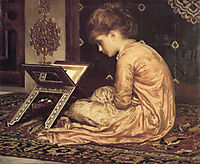 Study: At a Reading Desk, 1877, leighton