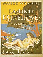 Exhibition poster for La Libre Esthétique , 1910, lemmen