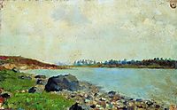 At Moscow-river, 1877, levitan