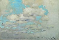 Clouds, c.1895, levitan