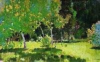 A garden, levitan