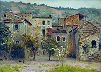 In the Vicinity of Bordiguera, in the North of Italy, 1890, levitan