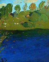 Lake. Autumn., c.1898, levitan