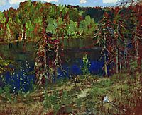 Lake in the forest, levitan