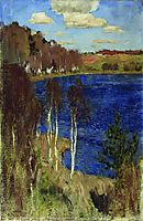 Lake. Spring., 1898, levitan
