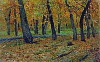 Oak grove. Autumn., 1880, levitan