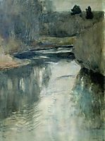A river, 1897, levitan