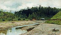 River in the forest, 1886, levitan