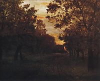 Road in a Wood, 1881, levitan