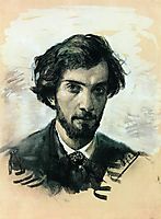 Self portrait, c.1885, levitan