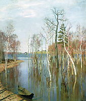 Spring. High waters., 1897, levitan