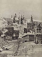 Village, 1884, levitan