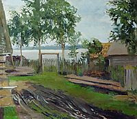 A yard, levitan