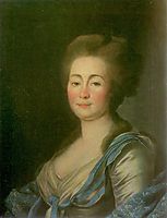 Anna Dorothea Louise Schmidt, née. Baroness Klossen, c.1785, levitzky