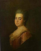 Portrait of an Unknown Lady in a Pink Dress, 1774, levitzky