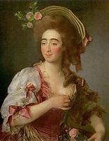 Portrait of Anna Davia (D-Avia) Bernucci, 1782, levitzky