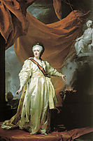 Portrait of Catherine II as Legislator in the Temple of the Goddess of Justice, c.1782, levitzky