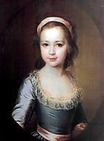Portrait of Countess Anna Vorontsova as a Child, c.1790, levitzky