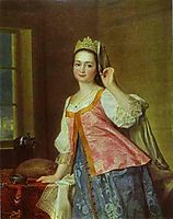 Portrait of A. D. Levitzkaya, Artist s Daughter, 1785, levitzky