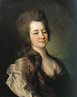 Portrait of Maria Alexeevna Lvova, 1781, levitzky