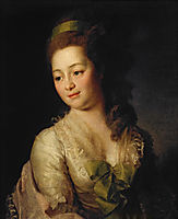 Portrait of Maria Dyakova , 1778, levitzky