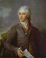 Portrait of Y. I. Bilibin, 1801, levitzky