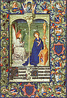The Annunciation, c.1408, limbourg