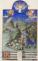 The Annunciation to the Shepherds, limbourg