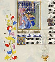 David Foresee the Coming of Christ, limbourg