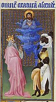 David Imagines Christ Elevated Above All Other Beings, limbourg