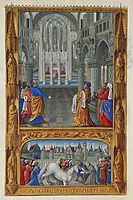 The Holy Sacrament [of the Eucharist], 1416, limbourg