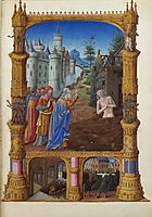 Job Mocked by His Friends, limbourg