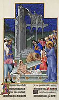 The Raising of Lazarus, limbourg
