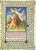 St. Catherine-s Body Carried to Mt. Sinai, c.1408, limbourg