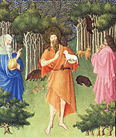 St. John the Baptist in the Wilderness, c.1408, limbourg