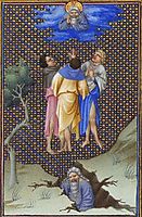 The Sons of Core Thank God for Their  Salvation, limbourg