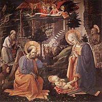 Adoration Of The Child With Saints, lippi