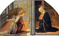 Annunciation, 1435, lippi