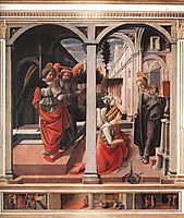 Annunciation, 1445, lippi