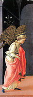 Annunciation, left wing, 1430, lippi