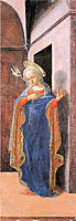 Annunciation, right wing, 1430, lippi