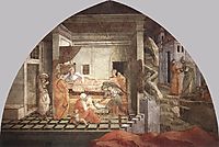 The Birth and Infancy of St. Stephen, lippi