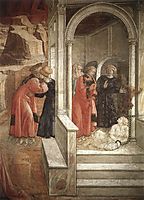 Disputation in the Synagogue  (detail), 1465, lippi