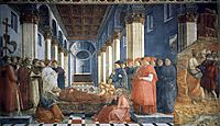 The Funeral of St. Stephen , c.1460, lippi