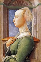 Portrait of a Woman, 1440, lippi
