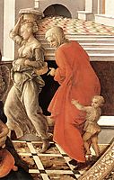 Virgin with the Child and Scenes from the Life of St. Anne (detail), lippi
