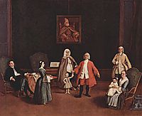 The Venetian Family, 1765, longhi