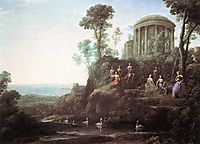 Apollo and the Muses on Mount Helicon, 1680, lorrain