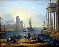 Embarkation of Ulysses, 1646, lorrain