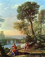 Landscape with Apollo Guarding the Herds of Admetus, lorrain